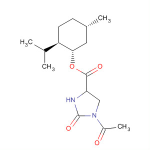 872619-08-4  4-Imidazolidinecarboxylic acid, 1-acetyl-2-oxo-,(1S,2R,5S)-5-methyl-2-(1-methylethyl)cyclohexyl ester, (4S)- 872619-08-4  4-Imidazolidinecarboxylic acid, 1-acetyl-2-oxo-,(1S,2R,5S)-5-methyl-2-(1-methylethyl)cyclohexyl ester, (4S)-