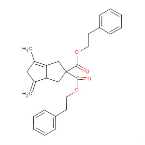 872678-63-2  2,2(1H)-Pentalenedicarboxylic acid,3,3a,4,5-tetrahydro-6-methyl-4-methylene-, bis(2-phenylethyl) ester