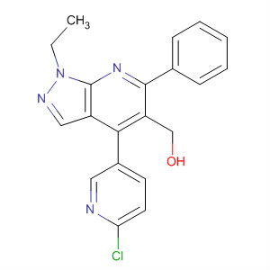 872684-28-1  1H-Pyrazolo[3,4-b]pyridine-5-methanol,4-(6-chloro-3-pyridinyl)-1-ethyl-6-phenyl-