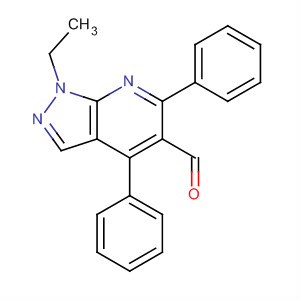 872684-50-9  1H-Pyrazolo[3,4-b]pyridine-5-carboxaldehyde, 1-ethyl-4,6-diphenyl-