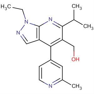 872686-88-9  1H-Pyrazolo[3,4-b]pyridine-5-methanol,1-ethyl-6-(1-methylethyl)-4-(2-methyl-4-pyridinyl)-
