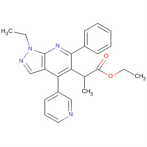 872687-04-2  1H-Pyrazolo[3,4-b]pyridine-5-propanoic acid,1-ethyl-6-phenyl-4-(3-pyridinyl)-, ethyl ester