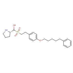 872709-78-9  2-Pyrrolidinemethanol,1-[[2-[4-[(5-phenylpentyl)oxy]phenyl]ethyl]sulfonyl]-, (2S)-