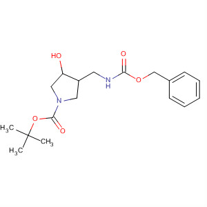 872714-82-4  1-Pyrrolidinecarboxylic acid,3-hydroxy-4-[[[(phenylmethoxy)carbonyl]amino]methyl]-,1,1-dimethylethyl ester, (3R,4R)-