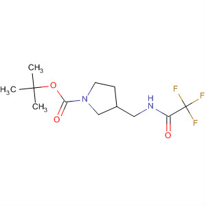 872714-84-6  1-Pyrrolidinecarboxylic acid, 3-[[(trifluoroacetyl)amino]methyl]-,1,1-dimethylethyl ester, (3S)-