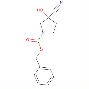 872715-54-3  1-Pyrrolidinecarboxylic acid, 3-cyano-3-hydroxy-, phenylmethyl ester