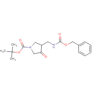 872716-51-3  1-Pyrrolidinecarboxylic acid,3-oxo-4-[[[(phenylmethoxy)carbonyl]amino]methyl]-, 1,1-dimethylethylester