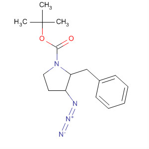 872722-24-2  1-Pyrrolidinecarboxylic acid, 3-azido-2-(phenylmethyl)-,1,1-dimethylethyl ester, (2S,3R)-