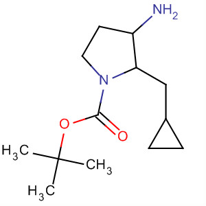 872722-28-6  1-Pyrrolidinecarboxylic acid, 3-amino-2-(cyclopropylmethyl)-,1,1-dimethylethyl ester, (2S,3R)-