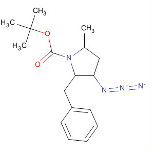 872722-36-6  1-Pyrrolidinecarboxylic acid, 3-azido-5-methyl-2-(phenylmethyl)-,1,1-dimethylethyl ester, (2S,3R)-