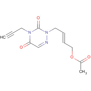 872722-51-5  1,2,4-Triazine-3,5(2H,4H)-dione,2-[(2E)-4-(acetyloxy)-2-butenyl]-4-(2-propynyl)-