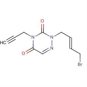 872722-53-7  1,2,4-Triazine-3,5(2H,4H)-dione,2-[(2E)-4-bromo-2-butenyl]-4-(2-propynyl)-