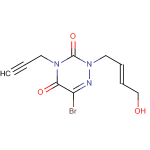 872722-58-2  1,2,4-Triazine-3,5(2H,4H)-dione,6-bromo-2-[(2E)-4-hydroxy-2-butenyl]-4-(2-propynyl)-