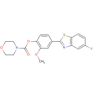 872726-66-4  4-Morpholinecarboxylic acid,4-(5-fluoro-2-benzothiazolyl)-2-methoxyphenyl ester 872726-66-4  4-Morpholinecarboxylic acid,4-(5-fluoro-2-benzothiazolyl)-2-methoxyphenyl ester
