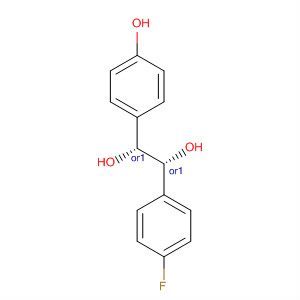 872833-26-6  1,2-Ethanediol, 1-(4-fluorophenyl)-2-(4-hydroxyphenyl)-, (1R,2R)-rel-