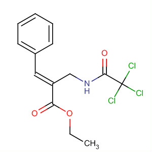 872848-16-3  2-Propenoic acid, 3-phenyl-2-[[(trichloroacetyl)amino]methyl]-, ethylester, (2E)-