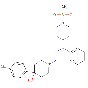 872850-03-8  4-Piperidinol,4-(4-chlorophenyl)-1-[3-[1-(methylsulfonyl)-4-piperidinyl]-3-phenylpropyl]-