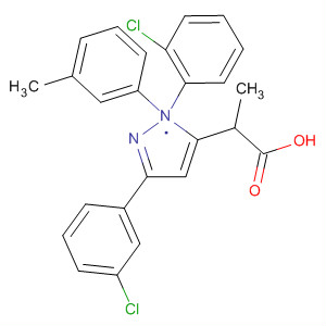 872858-73-6  1H-Pyrazole-5-propanoic acid,1-(2-chlorophenyl)-3-(3-chlorophenyl)-a-(3-methylphenyl)-