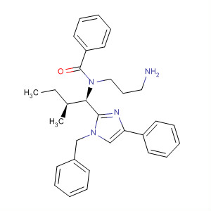 872876-48-7  Benzamide,N-(3-aminopropyl)-N-[(1R,2S)-2-methyl-1-[4-phenyl-1-(phenylmethyl)-1H-imidazol-2-yl]butyl]-