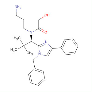 872876-64-7  Acetamide,N-(3-aminopropyl)-N-[(1R)-2,2-dimethyl-1-[4-phenyl-1-(phenylmethyl)-1H-imidazol-2-yl]propyl]-2-hydroxy-