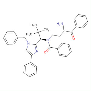 872877-73-1  Benzamide,N-[(3S)-3-amino-4-oxo-4-phenylbutyl]-N-[(1R)-2,2-dimethyl-1-[4-phenyl-1-(phenylmethyl)-1H-imidazol-2-yl]propyl]-
