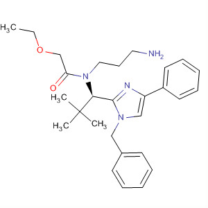 872878-40-5  Acetamide,N-(3-aminopropyl)-N-[(1R)-2,2-dimethyl-1-[4-phenyl-1-(phenylmethyl)-1H-imidazol-2-yl]propyl]-2-ethoxy-