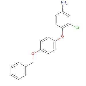 87294-22-2  Benzenamine, 3-chloro-4-[4-(phenylmethoxy)phenoxy]-