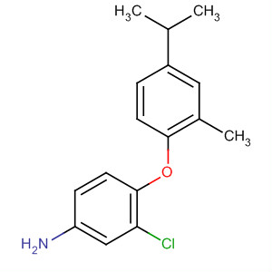 87294-25-5  Benzenamine, 3-chloro-4-[2-methyl-4-(1-methylethyl)phenoxy]-