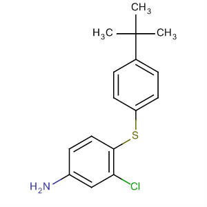 87294-26-6  Benzenamine, 3-chloro-4-[[4-(1,1-dimethylethyl)phenyl]thio]-