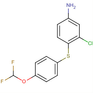 87294-27-7  Benzenamine, 3-chloro-4-[[4-(difluoromethoxy)phenyl]thio]-