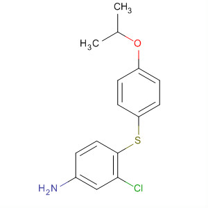 87294-29-9  Benzenamine, 3-chloro-4-[[4-(1-methylethoxy)phenyl]thio]-