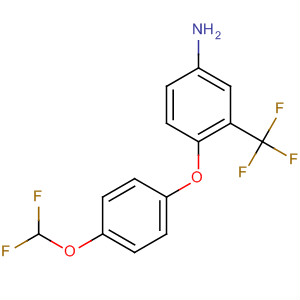 87294-32-4  Benzenamine, 4-[4-(difluoromethoxy)phenoxy]-3-(trifluoromethyl)-