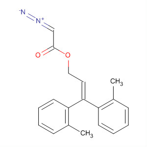 872977-56-5  Acetic acid, diazo-, 3,3-bis(2-methylphenyl)-2-propenyl ester