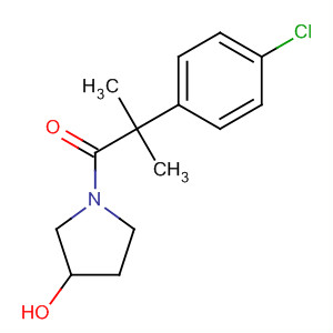 872986-76-0  3-Pyrrolidinol, 1-[2-(4-chlorophenyl)-2-methyl-1-oxopropyl]-