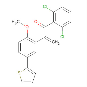 872989-52-1  2-Propen-1-one,1-(2,6-dichlorophenyl)-2-[2-methoxy-5-(2-thienyl)phenyl]-