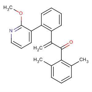 872990-68-6  2-Propen-1-one,1-(2,6-dimethylphenyl)-2-[2-(2-methoxy-3-pyridinyl)phenyl]-