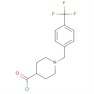 872991-68-9  4-Piperidinecarbonyl chloride, 1-[[4-(trifluoromethyl)phenyl]methyl]-