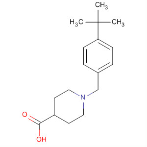 872991-72-5  4-Piperidinecarboxylic acid, 1-[[4-(1,1-dimethylethyl)phenyl]methyl]-