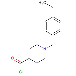 872991-74-7  4-Piperidinecarbonyl chloride, 1-[(4-ethylphenyl)methyl]-