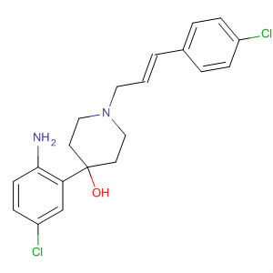 872998-96-4  4-Piperidinol,4-(2-amino-5-chlorophenyl)-1-[(2E)-3-(4-chlorophenyl)-2-propenyl]-