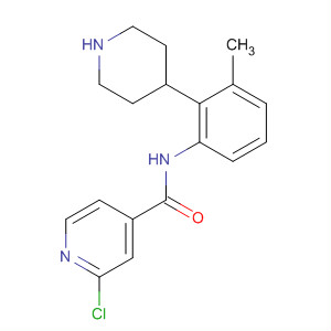 872999-56-9  4-Pyridinecarboxamide, 2-chloro-N-[3-methyl-2-(4-piperidinyl)phenyl]-