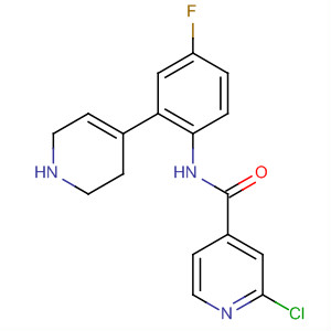 872999-85-4  4-Pyridinecarboxamide,2-chloro-N-[4-fluoro-2-(1,2,3,6-tetrahydro-4-pyridinyl)phenyl]-