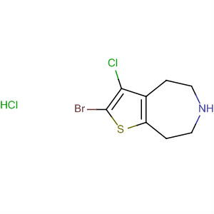 873017-11-9  4H-Thieno[2,3-d]azepine, 2-bromo-3-chloro-5,6,7,8-tetrahydro-,hydrochloride