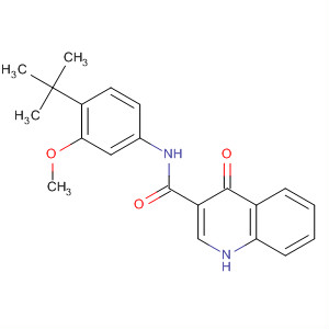 873050-19-2  3-Quinolinecarboxamide,N-[4-(1,1-dimethylethyl)-3-methoxyphenyl]-1,4-dihydro-4-oxo-