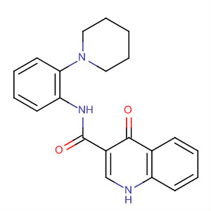 873050-43-2  3-Quinolinecarboxamide, 1,4-dihydro-4-oxo-N-[2-(1-piperidinyl)phenyl]-