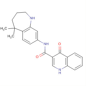 873050-52-3  3-Quinolinecarboxamide,1,4-dihydro-4-oxo-N-(2,3,4,5-tetrahydro-5,5-dimethyl-1H-1-benzazepin-8-yl)-