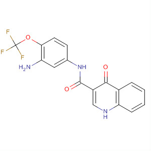 873050-75-0  3-Quinolinecarboxamide,N-[3-amino-4-(trifluoromethoxy)phenyl]-1,4-dihydro-4-oxo-