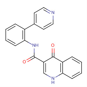 873050-87-4  3-Quinolinecarboxamide, 1,4-dihydro-4-oxo-N-[2-(4-pyridinyl)phenyl]-