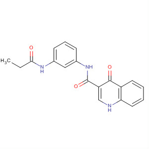 873050-97-6  3-Quinolinecarboxamide,1,4-dihydro-4-oxo-N-[3-[(1-oxopropyl)amino]phenyl]-