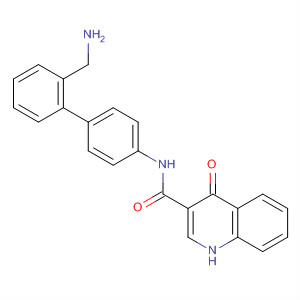 873051-02-6  3-Quinolinecarboxamide,N-[2'-(aminomethyl)[1,1'-biphenyl]-4-yl]-1,4-dihydro-4-oxo-